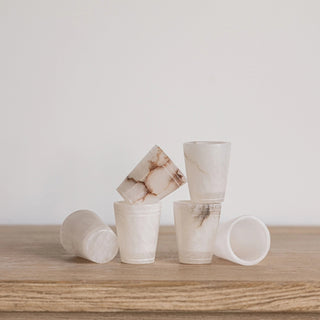 Alabaster Shot Glass (White)
