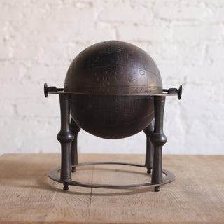 1950s Belgian Bronze Globe
