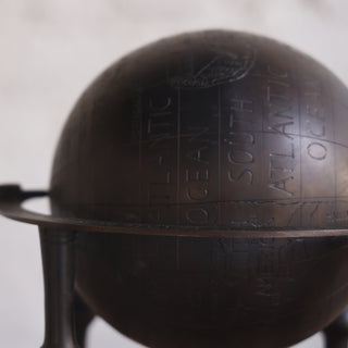 1950s Belgian Bronze Globe
