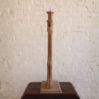 1920s French Oak Candelabra
