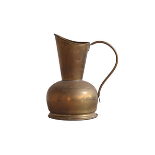 20th Century Belgian Brass Pitcher
