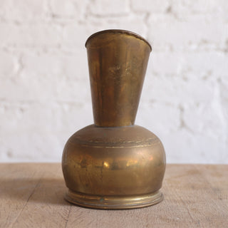 20th Century Belgian Brass Pitcher
