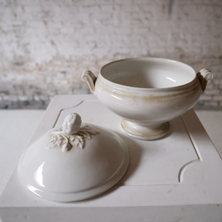Early 20th Century French Ceramic Soup Terrine (A)
