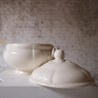 Early 20th Century French Ceramic Soup Terrine (A)
