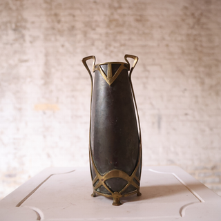19th Century French Glass Art Nouveua Vase
