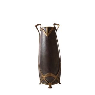 19th Century French Glass Art Nouveua Vase
