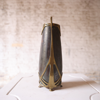 19th Century French Glass Art Nouveua Vase
