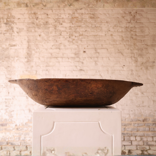 19th Century French Oak Bowl
