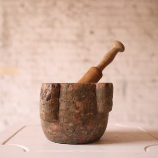 19th Century French Stone Mortar & Pestel (B)
