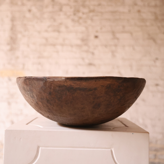 19th Century French Oak Bowl
