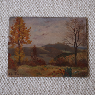 20th Century French Autumns Valley Painting by Jules Magnier
