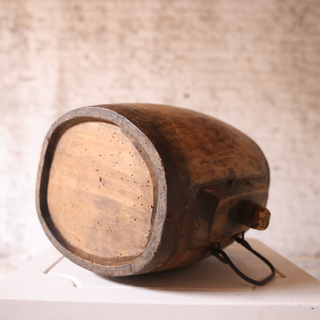 19th Century French Wooden Wine Barrel
