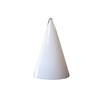 1980's Parisian Glass Cone Lamp
