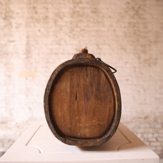 19th Century French Wooden Wine Barrel
