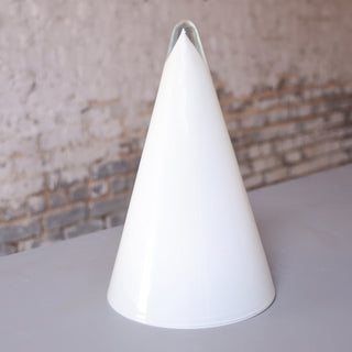 1980's Parisian Glass Cone Lamp
