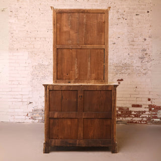 20th Century Bleached Oak China Cabinet
