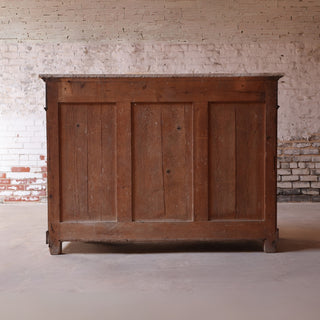 19th Century Louis Phillipe Cabinet with White Marble Top

