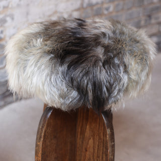 Mid 20th Century French Mongolian Goat Covered Stools (Set of 3)
