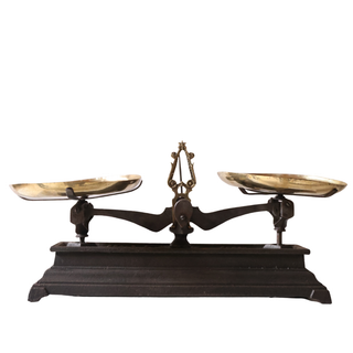 19th Century French Brass & Iron Scale (C)
