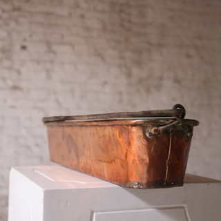 18th Century French Copper Fish Kettle (B)

