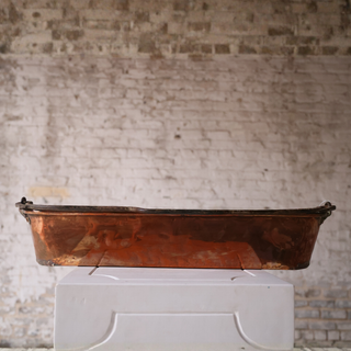 18th Century French Copper Fish Kettle (B)
