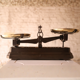 19th Century French Brass & Iron Scale (A)
