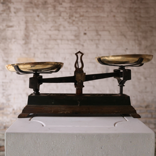 19th Century French Brass & Iron Scale (B)
