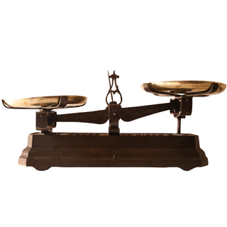 19th Century French Brass & Iron Scale (A)
