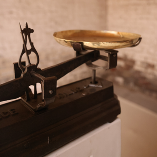 19th Century French Brass & Iron Scale (A)
