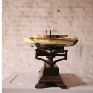 19th Century French Brass & Iron Scale (B)
