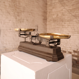 19th Century French Brass & Iron Scale (A)
