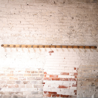 Early 19th Century French Oak Coat Rack
