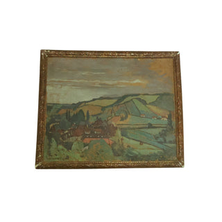 20th Century French Countryside Painting
