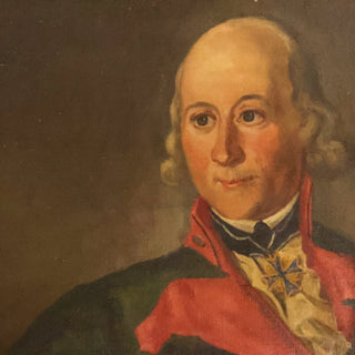 19th Century French Military Portrait Painting
