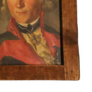 19th Century French Military Portrait Painting
