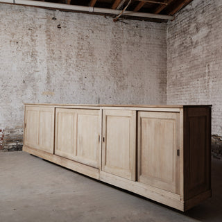 19th Century French Long Oak Buffet
