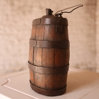19th Century French Wooden Small Keg
