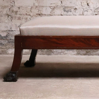 19th Century French Empire Mahogany Chaise
