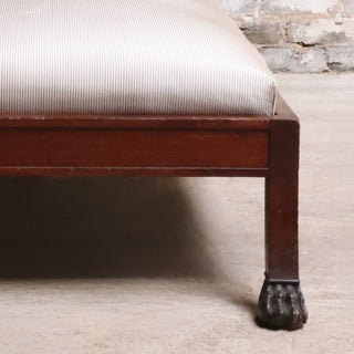 19th Century French Empire Mahogany Chaise
