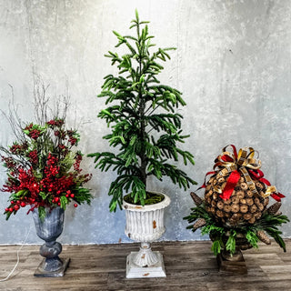 Bronze Natural Pine Cone Ornament (XXL)
