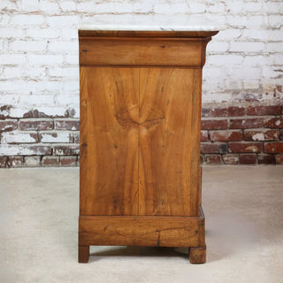 19th Century Louis Philippe Chest with White Marble Top
