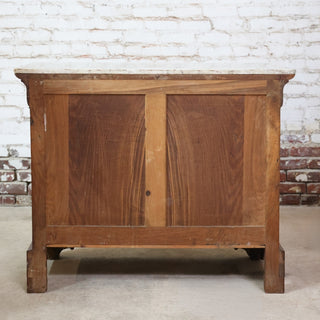 19th Century Louis Philippe Chest with White Marble Top
