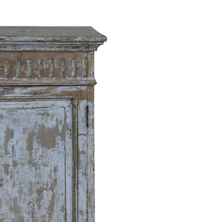 18th Century Wood Patinated Cabinet on Wheels
