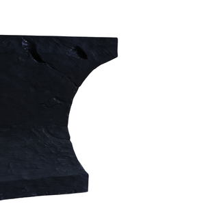 Black Teak Pedestal Table
