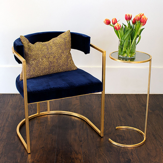 Monaco Gold SM Round Cigar Table
