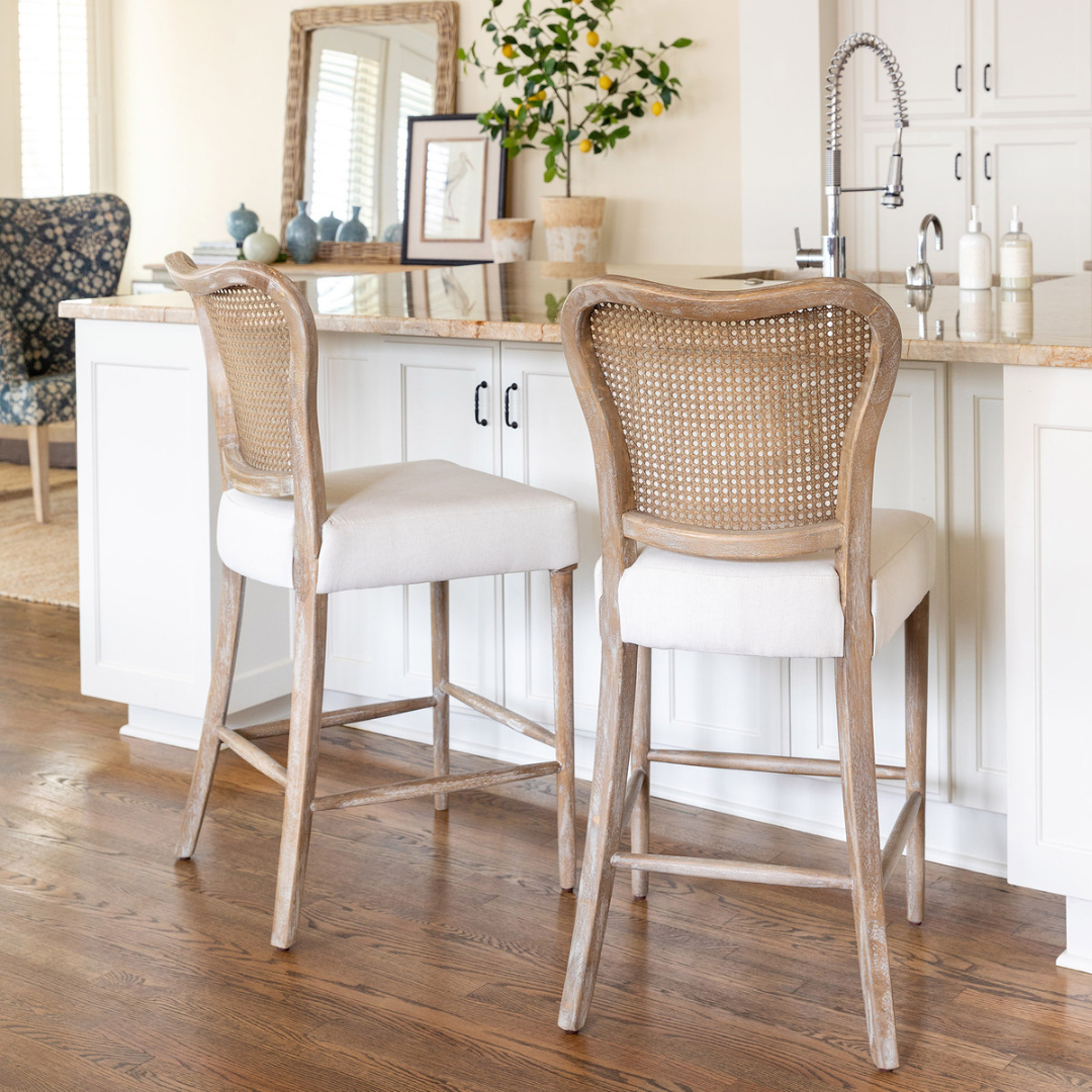 Easton Cane Back Bar Chair - Thumbnail 3