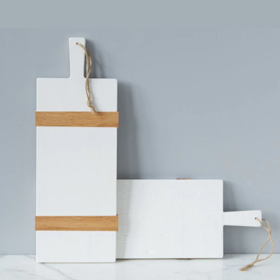 Small White Rectangle Mod Charcuterie Board
