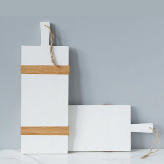 Small White Rectangle Mod Charcuterie Board
