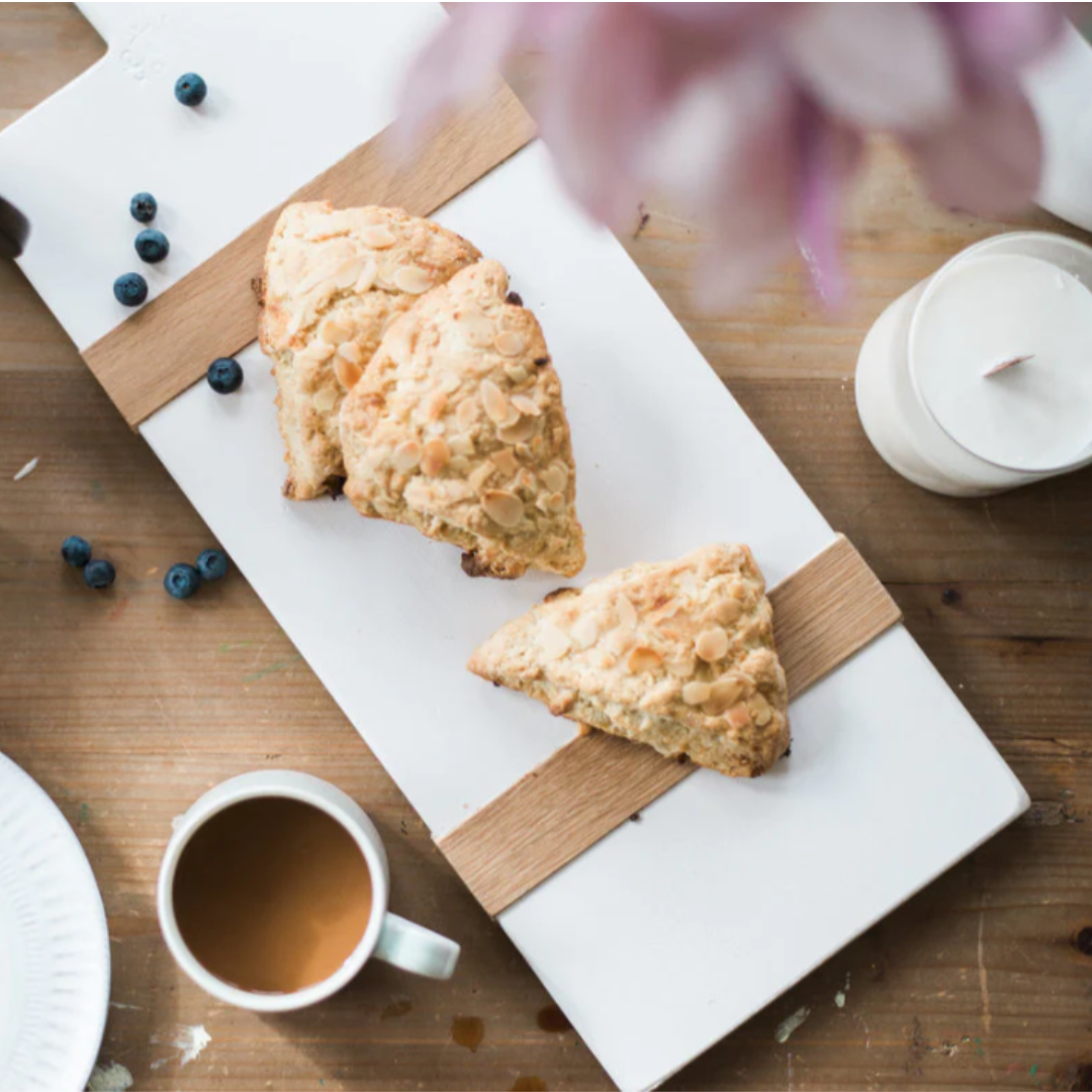 Small White Rectangle Mod Charcuterie Board - Thumbnail 2