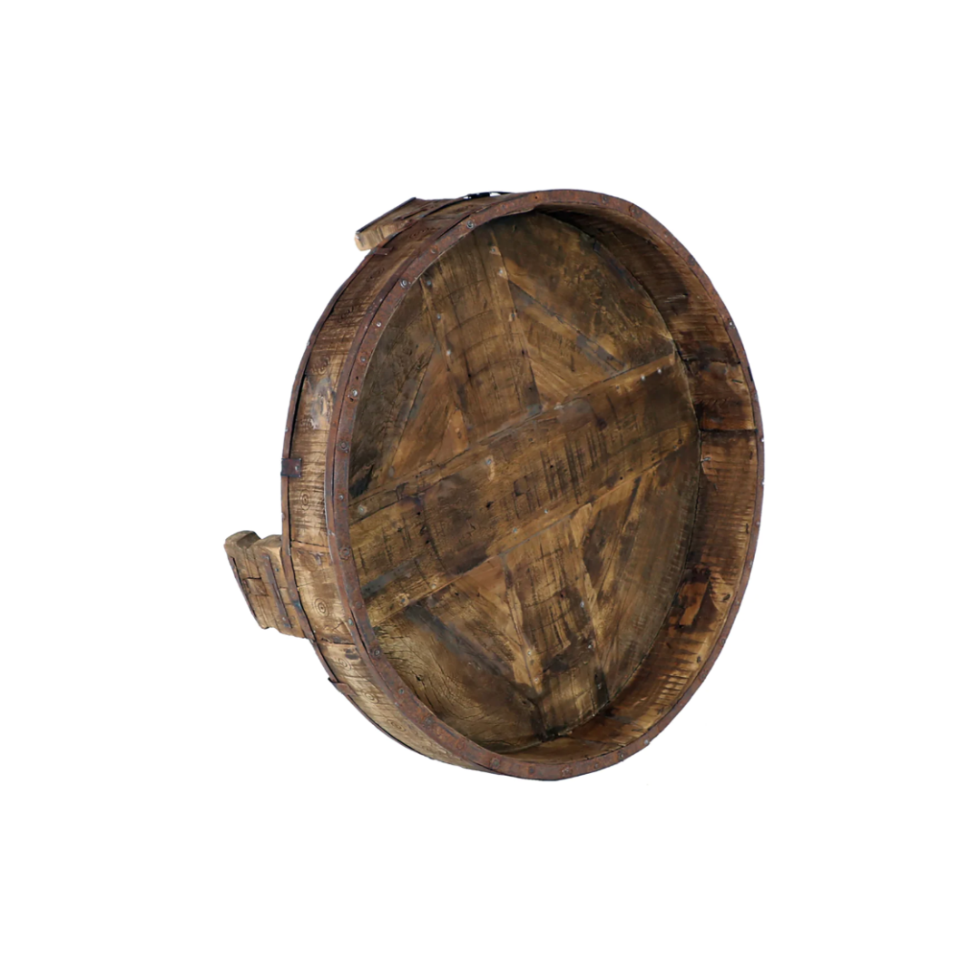 Christopher Collection Carved Village Grinding Table - Thumbnail 2